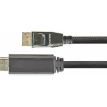 Python DisplayPort 1.4 uz HDMI 2.0 kabelis no neilona Black 2m