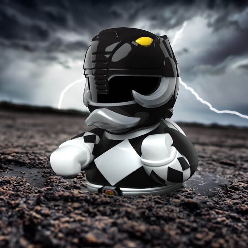 TUBBZ Collectible Duck - Power Rangers Black Ranger 9cm