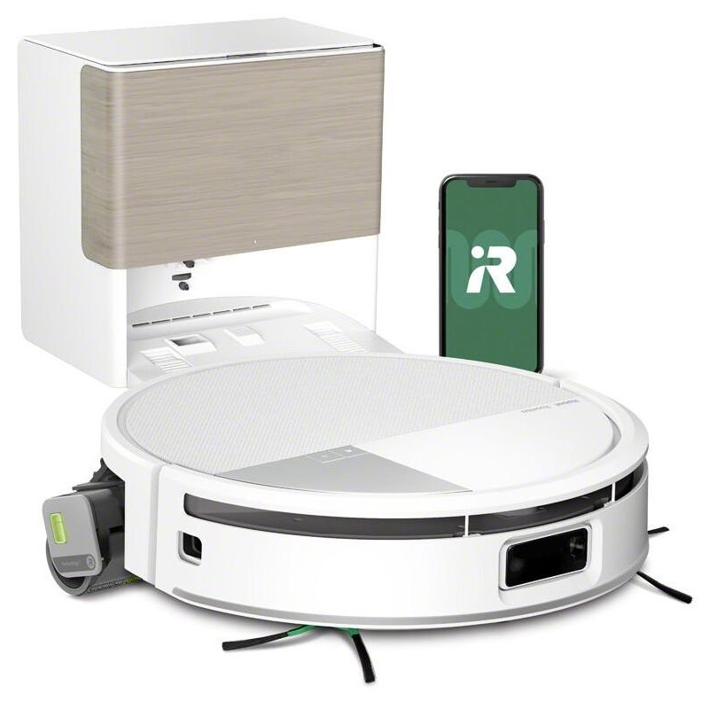 iRobot 705 Combo Max robotas dulkių siurblys ir grindų plovėjas, White