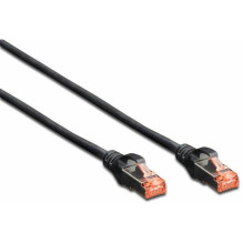 DIGITUS CAT 6 S / FTP savienojuma kabelis, 10 gab., 3m, Black