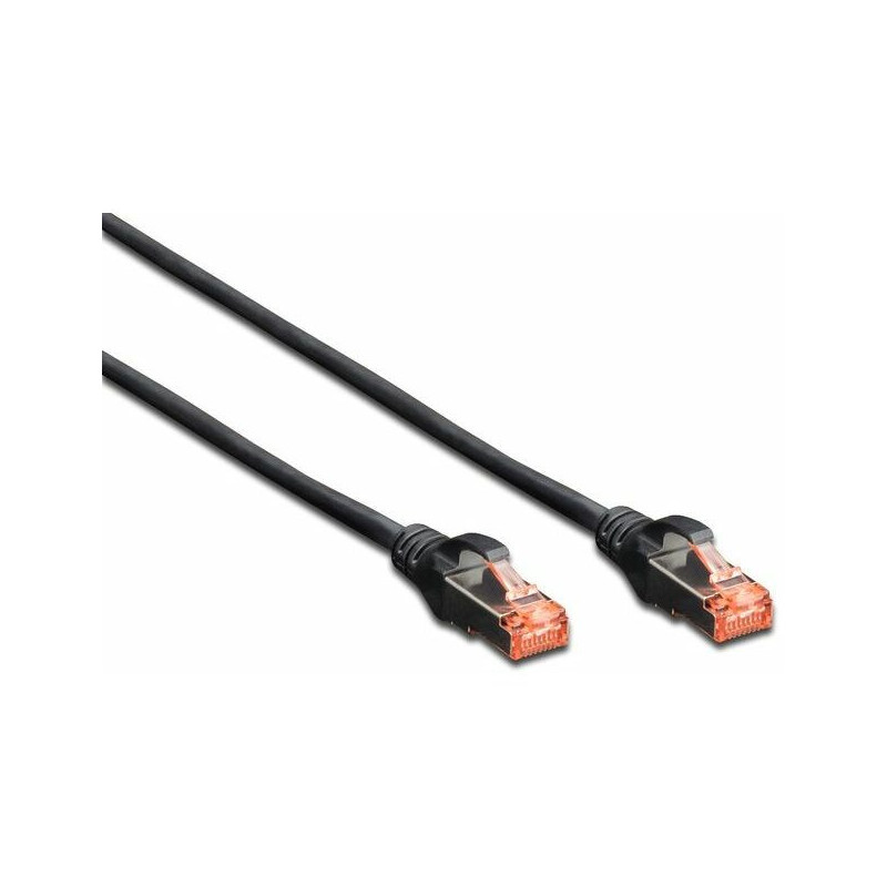DIGITUS CAT 6 S / FTP savienojuma kabelis, 10 gab., 3m, Black