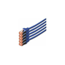 DIGITUS CAT 6 S / FTP tinklo kabelių rinkinys, 5 vnt., 10m, Blue