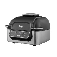 Ninja Foodi Smart Grill and Air Fryer 5.7L Dishwasher Safe Parts, Black / Silver EU AG301EU Ninja Foodi Smart Grill and Air Fryer 5.7L Dishwasher Safe Parts, Black / Silver EU AG301EU