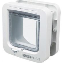 Trixie durys katei su SureFlap 4 krypčių identifikavimo sistema, White, 21x21 cm