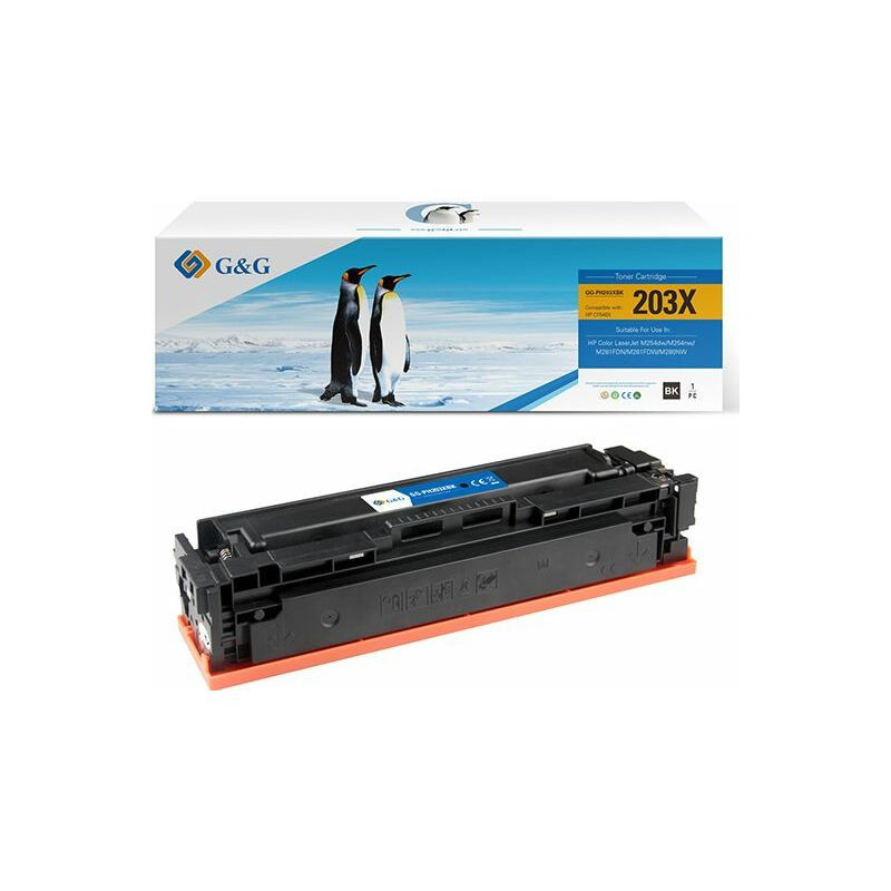 G&amp;G XL toner compatible with HP 203X / CF540X