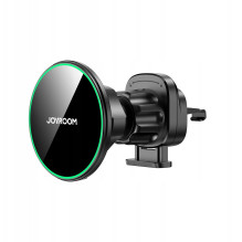 Joyroom magnetinis belaidis automobilinis kroviklis (oro angos versija) 4.7 - 6.8 colių, PD 15W, Qi2, Black (JR-ZS412)