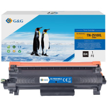 Toner G&G suderinamas su Brother TN2510XXL Toner G&G suderinamas su Brother TN2510XXL