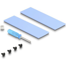 DeLOCK Heat sink with fan for M.2 SSD 2280 Black DeLOCK Heat sink with fan for M.2 SSD 2280 Black