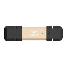 Silicon Power 500GB USB Stick DS72 Typ A+C 1050 / 850MB`s Gold