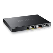ZyXEL XGS2220-30HP Gigabit Managed Stack Switch, 26x RJ-45, 4x SFP+, 400W PoE++