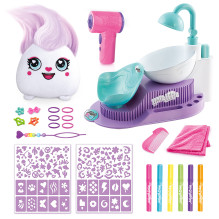 Canal Toys AIRBRUSH Pliušinis žaislas Spalvinimo rinkinys Grožio salonas Šukuosenos Canal Toys AIRBRUSH Pliušinis žaislas Spalvinimo rinkinys Grožio salonas Šukuosenos