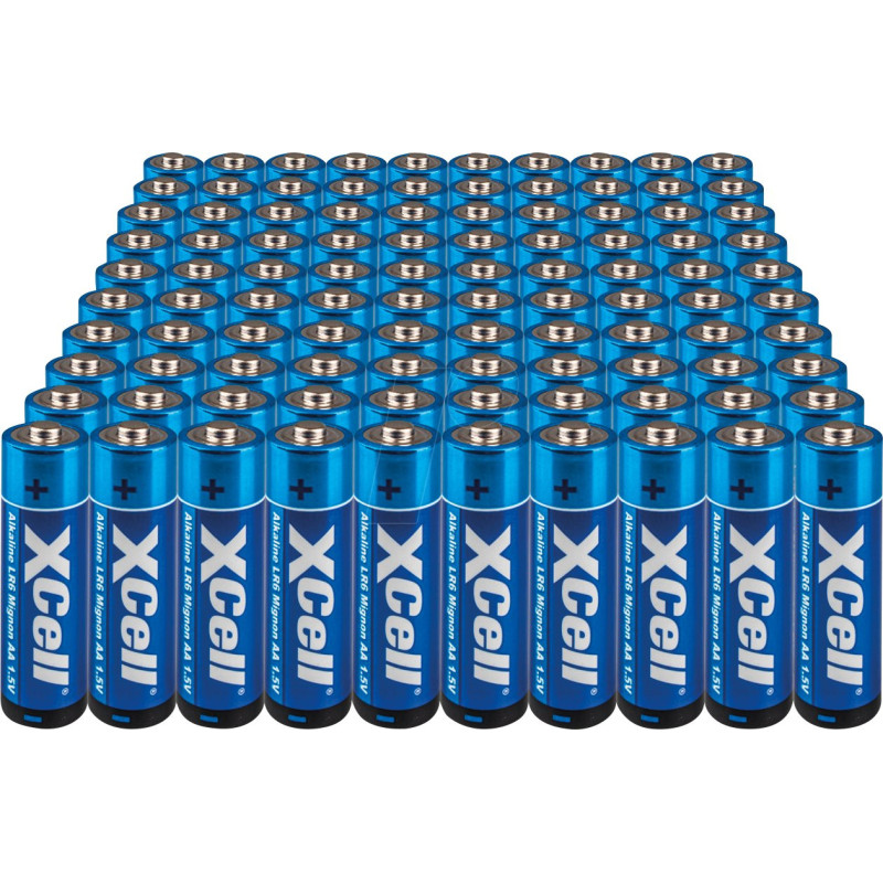 XCell Performance Battery LR6 Mignon AA 100 pieces box