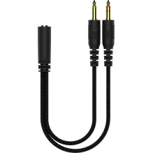 Ausinės Deltaco GAM-190 Black