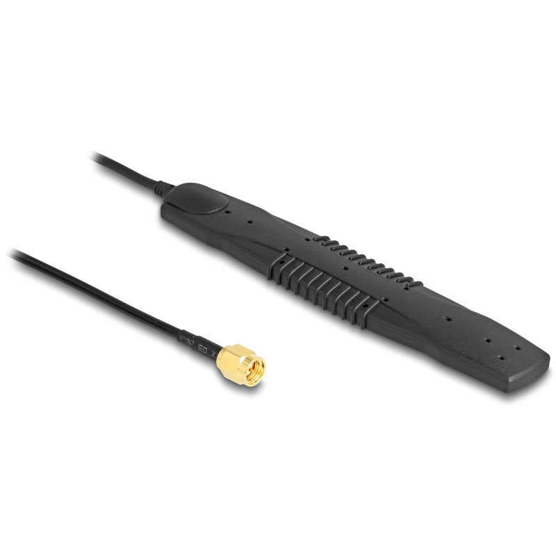 Antena Delock 5G LTE, WLAN SMA vīrietis 2,5 dBi visvirzienu cieta Black līmējama montāža (90101)