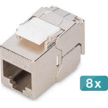 Digitus DIGITUS Keystone Cat6A shielded 8 pcs. tool-free Digitus DIGITUS Keystone Cat6A shielded 8 pcs. tool-free