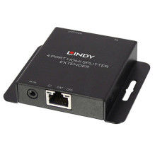 LINDY Extender Splitter HDMI IR Cat6 Loop Out 4 Port 50m LINDY Extender Splitter HDMI IR Cat6 Loop Out 4 Port 50m
