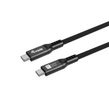 Equip Equip 128442 USB cable USB4 Gen 4x2 2 m USB C Black Equip Equip 128442 USB cable USB4 Gen 4x2 2 m USB C Black