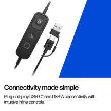 Headset HP HP POLY MISSION 615 MONAURAL