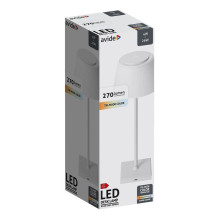 Stalinė lempa Avide LED balta USB 4W 3 pakopų šviesos spalva Stalinė lempa Avide LED balta USB 4W 3 pakopų šviesos spalva