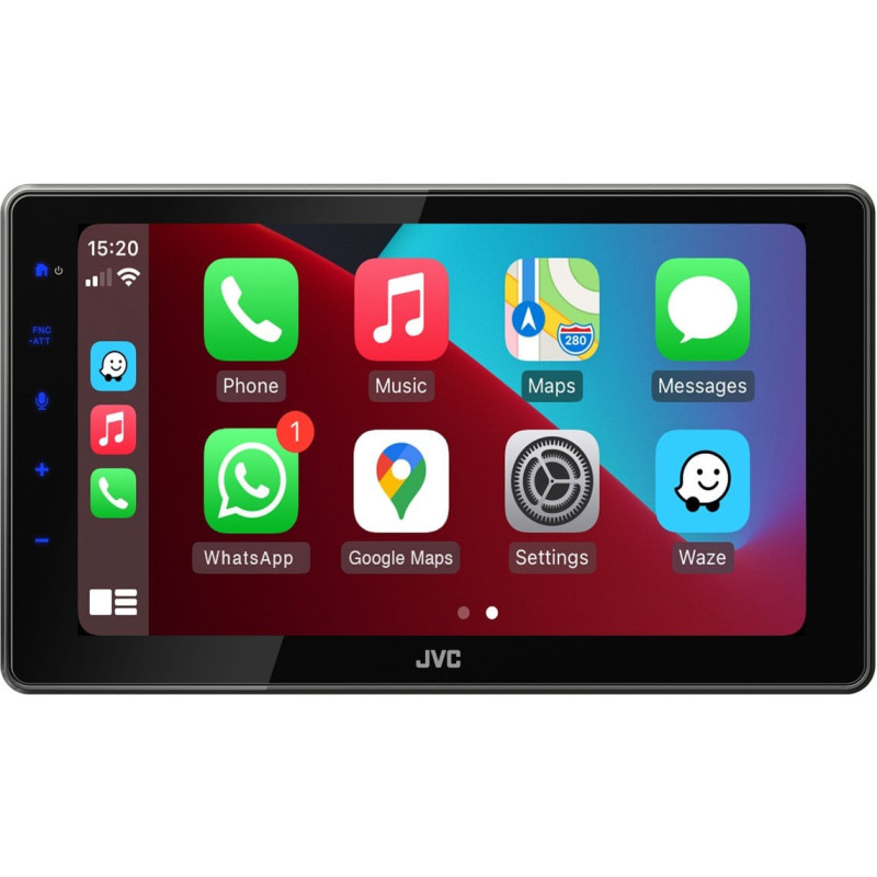 Automobilinis radijas JVC KW-Z900DBW DAB BT 9'' 1DIN WiFi Carplay AndroidAuto