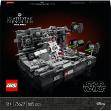 LEGO Star Wars Death Star Trench Run diorama (75329)