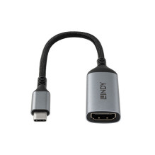 USB Type-C HDMI laidinis adapteris Lindy 0,15 m Grey USB Type-C HDMI laidinis adapteris Lindy 0,15 m Grey