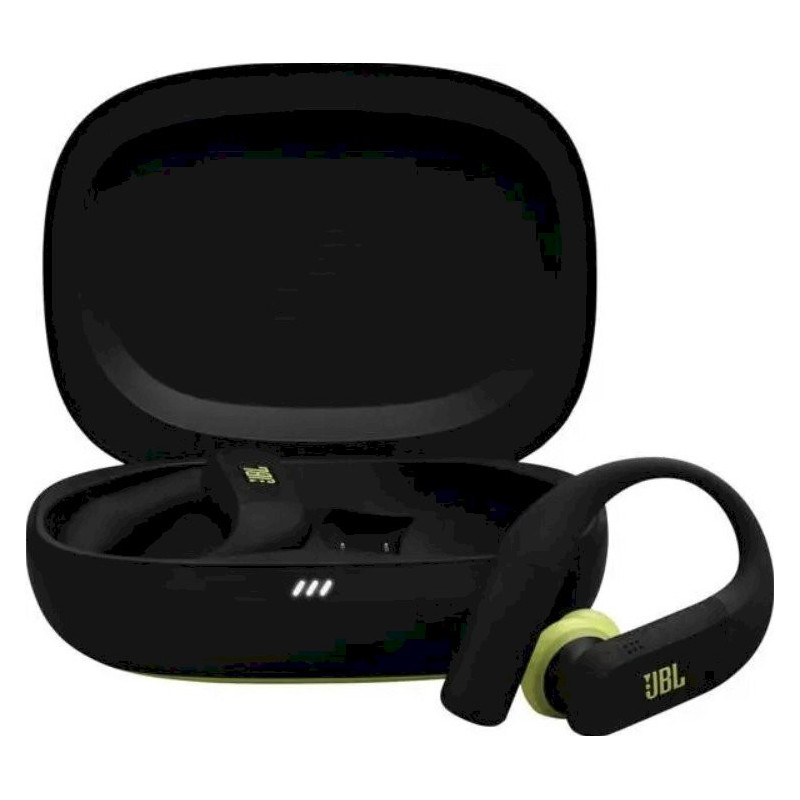JBL Endurance Peak 4 In-Ear TWS sportinės ausinės BT ANC, IP68, Black / Lime