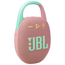 JBL Clip 5 Tragbare Bluetooth-Lautsprecher-Box, Pink JBL Clip 5 Tragbare Bluetooth-Lautsprecher-Box, Pink