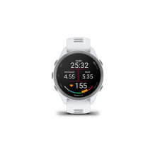 Garmin Forerunner® 170 laikrodis su greito keitimo silikoniniu dirželiu 20 mm Steinweiss / Cloud Blue Garmin Forerunner® 170 laikrodis su greito keitimo silikoniniu dirželiu 20 mm Steinweiss / Cloud Blue
