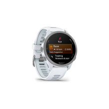 Garmin Forerunner® 170 watch Stone white / Powder gray with quick-release silicone strap 20 mm Stone white / Cloud blue