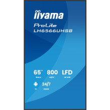 Monitor iiyama IIYAMA 164.0cm (65") LH6566UHSB-B1AG 16:9 2xHDMI+USB-C VA (Freight shipping)