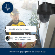 IP camera Abus ABUS PPIC52520B industrial dome security IP camera outdoor 3840 x 2160 px wall