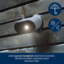 IP kamera Abus ABUS Akku-Kamera Pro su PPIC91000 bazine stotele
