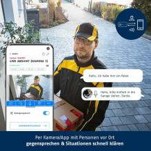 IP kamera Abus ABUS Akku-Kamera Pro su PPIC91000 bazine stotele