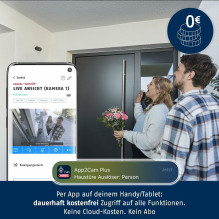 IP kamera Abus ABUS Akku-Kamera Pro su PPIC91000 bazine stotele
