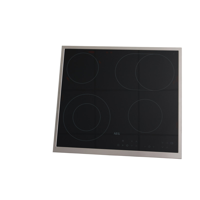 AEG TN64RA06XB Electric cooktop 4 cooking zones Touch control Stainless steel frame