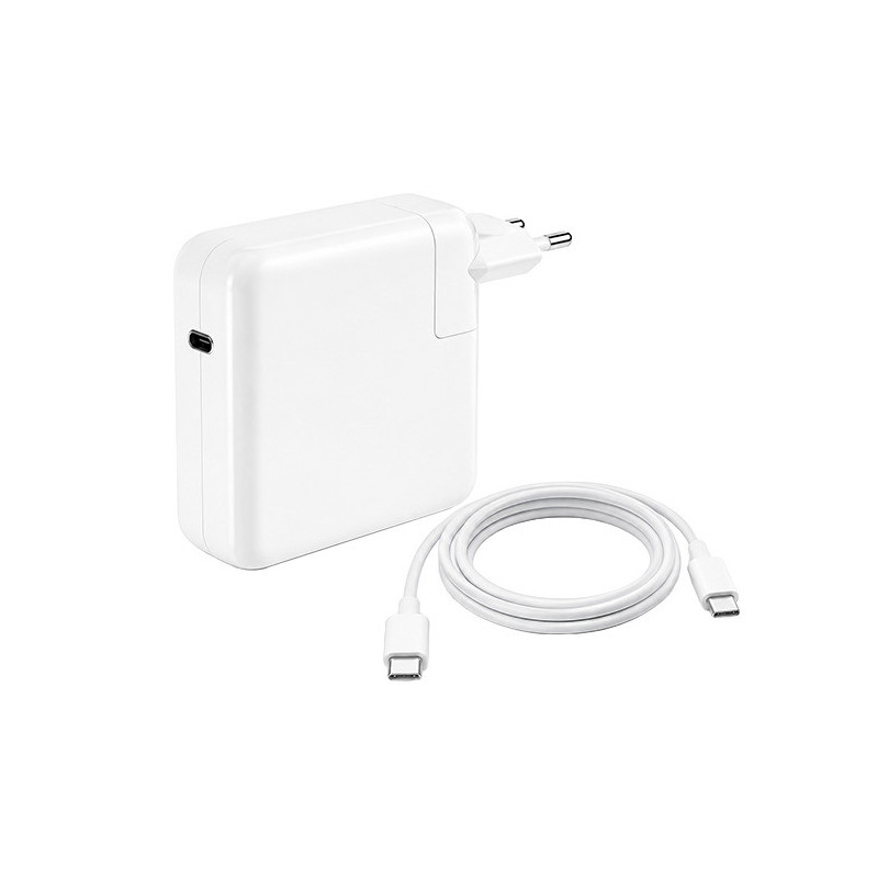 JLC 96W USB-C Adapter + Cable (Bulk) - White