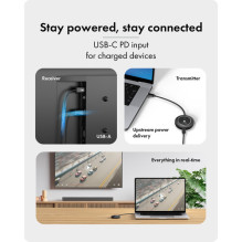 Sistema AV signalo perdavimui Icy Box ICY BOX IB-WL101 belaidė HDMI / USB Type-C prezentacijos sistema Aparatinis raktas Sistema AV signalo perdavimui Icy Box ICY BOX IB-WL101 belaidė HDMI / USB Type-C prezentacijos sistema Aparatinis raktas