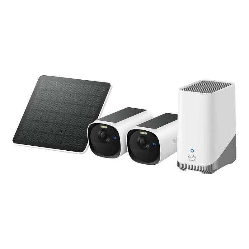 eufyCam E40 2-Cam Kit HomeBase S380 + Solarpanel E8144323