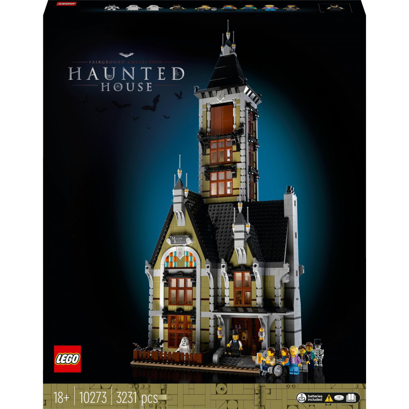 LEGO Creator Expert Vaiduoklių namas pramogų parke, Baisuolis namas (10273)