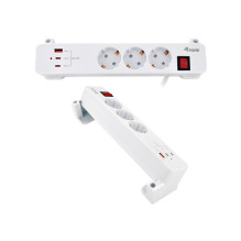 Equip lizdas su 3 lizdais 2 m vidinis White