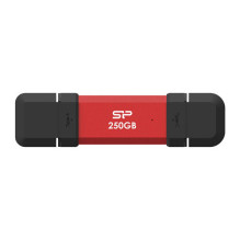 Silicon Power 250GB USB Stick DS72 Typ A+C 1050 / 850MB`s Red