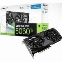 Vaizdo plokštė PNY GeForce RTX 5060 Ti Overclocked Dual Fan 16GB GDDR7 DLSS4 (VCG5060T16DFXPB1-O) Vaizdo plokštė PNY GeForce RTX 5060 Ti Overclocked Dual Fan 16GB GDDR7 DLSS4 (VCG5060T16DFXPB1-O)