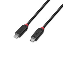LINDY USB 4.0 kabelis Type C / C 40Gbit / s, 240W PD Black Line 2m LINDY USB 4.0 kabelis Type C / C 40Gbit / s, 240W PD Black Line 2m
