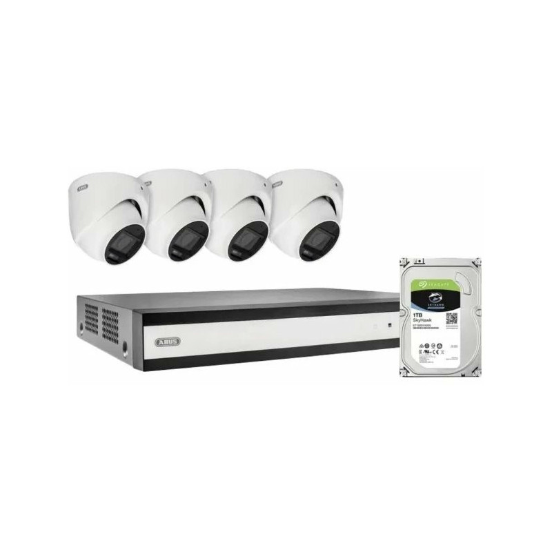 Recorder Abus ABUS ABUS TVVR33843D 8-channel hybrid analog set TVVR33843D IP monitoring set broadband 2960 x 1665 Pixel