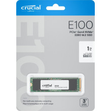 SSD disks Crucial E100 1TB M.2 2280 PCI-E x4 Gen4 NVMe (CT1000E100SSD8)