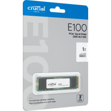SSD disks Crucial E100 1TB M.2 2280 PCI-E x4 Gen4 NVMe (CT1000E100SSD8)