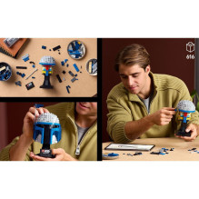 LEGO Star Wars Jango Fett Helm 75408 LEGO Star Wars Jango Fett Helm 75408