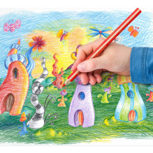 STAEDTLER Noris triplus Jumbo Buntstift 10+2 Set dreikant retail