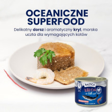 BALTICA Excellent Cod with krill - wet cat food - 185g BALTICA Excellent Cod with krill - wet cat food - 185g